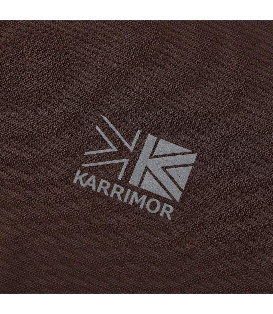 Mens Running T-shirt Chocolate Brown Karrimor-4