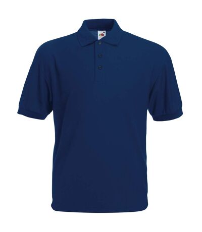 Fruit Of The Loom Mens 65/35 Pique Short Sleeve Polo Shirt (Navy) - UTBC388