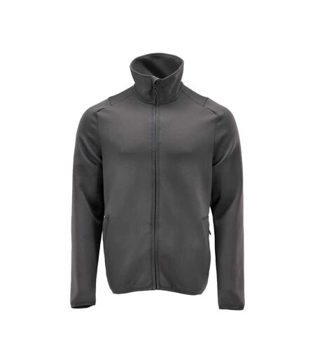 Mens Customised Full Zip Fleece Jacket Stone Grey Mascot