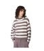 Womens/ladies Larisa Stripe Jumper Taupe Cream French Connection-1