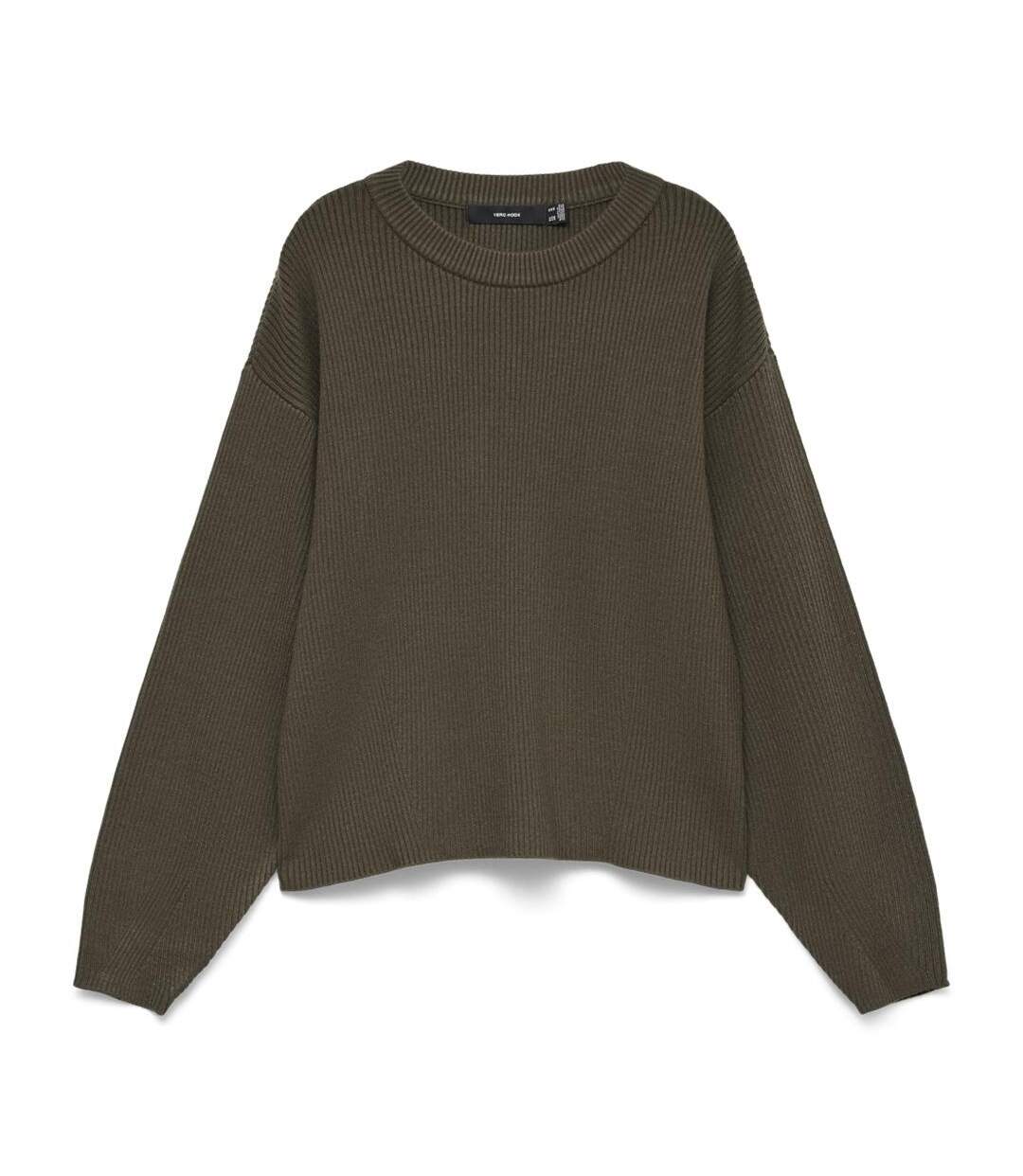 Pull kaki femme vero moda gold lux-1