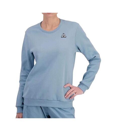 Sweat Bleu Femme Le Coq Sportif Crew - L