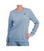 Sweat Bleu Femme Le Coq Sportif Crew - L-1