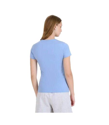 T-shirt Wmm00ttshf225 Femme Bleu 4F