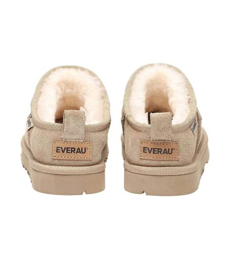 Chaussons Bottines Femme Beige EverAu