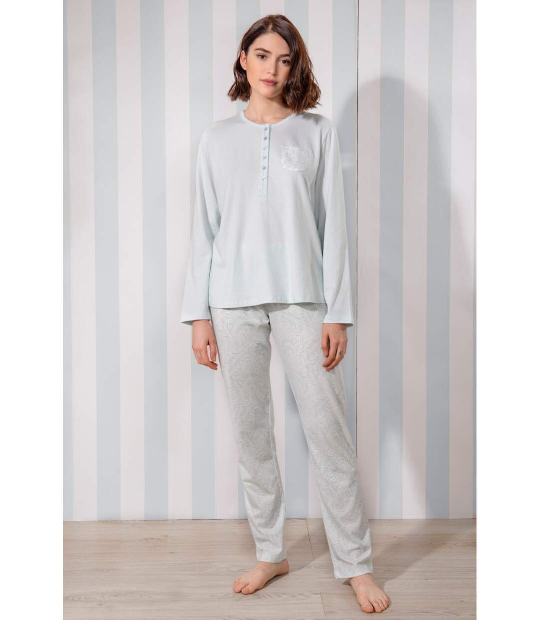 Tenue d'intérieur pyjama haut et pantalon Tapeta Admas-3