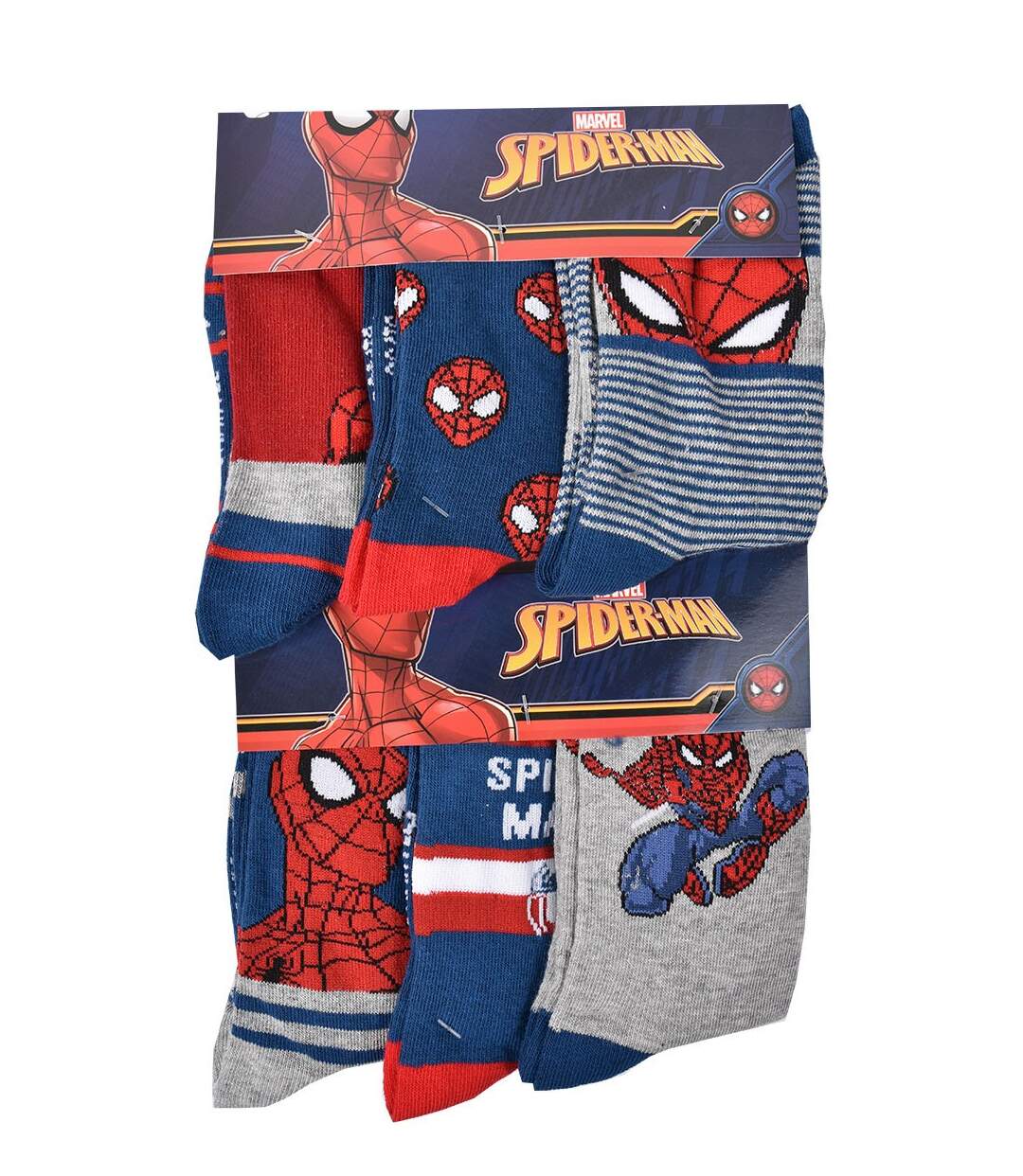 Chaussettes HOMME Licence PACK DE 12 PAIRES SURPRISE Pack 12 SPIDERMAN