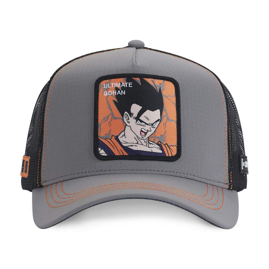 Casquette homme trucker finition prémium Dragon Ball Z Gohan Capslab-2