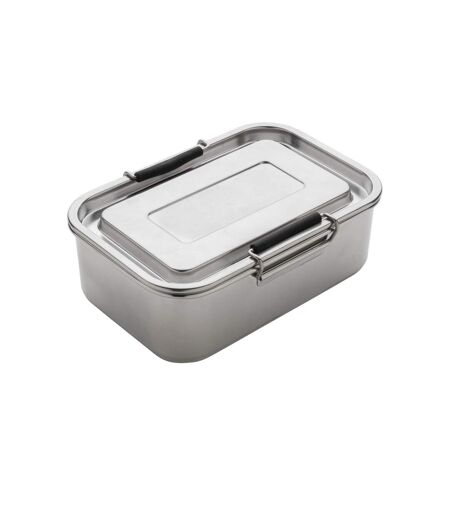 Recycled stainless steel lunch box one size silver XD Collection