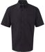 Chemise manches courtes - Homme - RU933M - noir