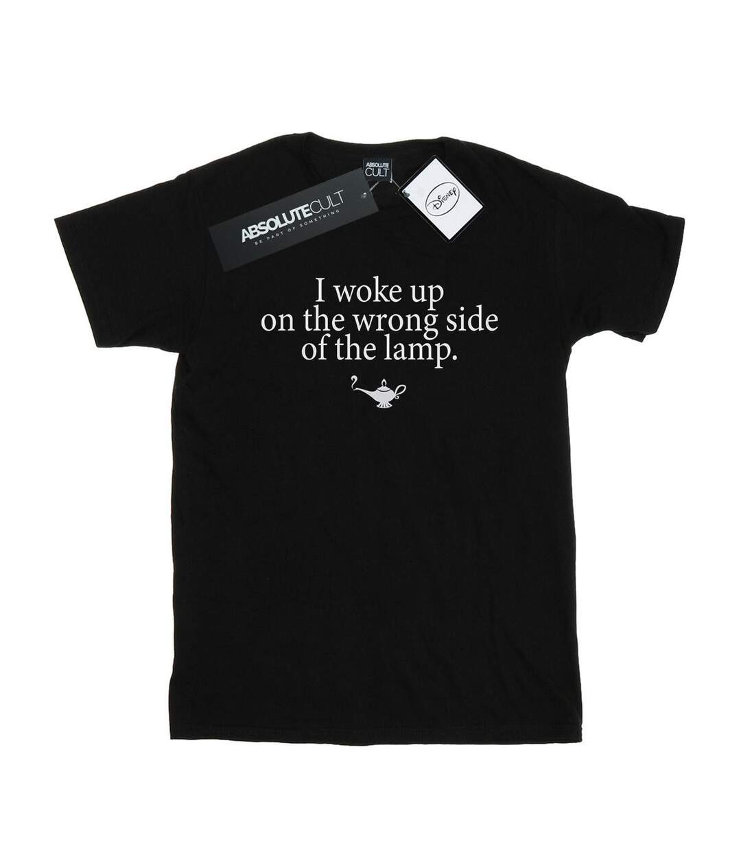 Disney - T-shirt ALADDIN WRONG SIDE OF THE LAMP - Femme (Noir) - UTBI17462-1