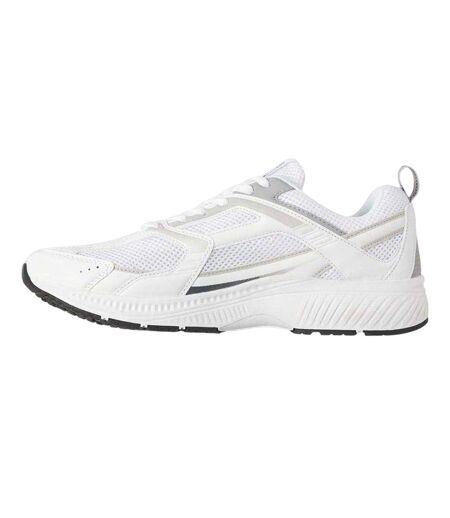 Mens Tokyo Leather Lace Up Trainers Bright White Jack And Jones