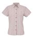 Chemisier Manches Courtes Motif/style À Carreaux Mindano Femme Lilas Regatta-2