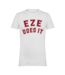 Mens Eze Does It Football T-shirt White AWD-1