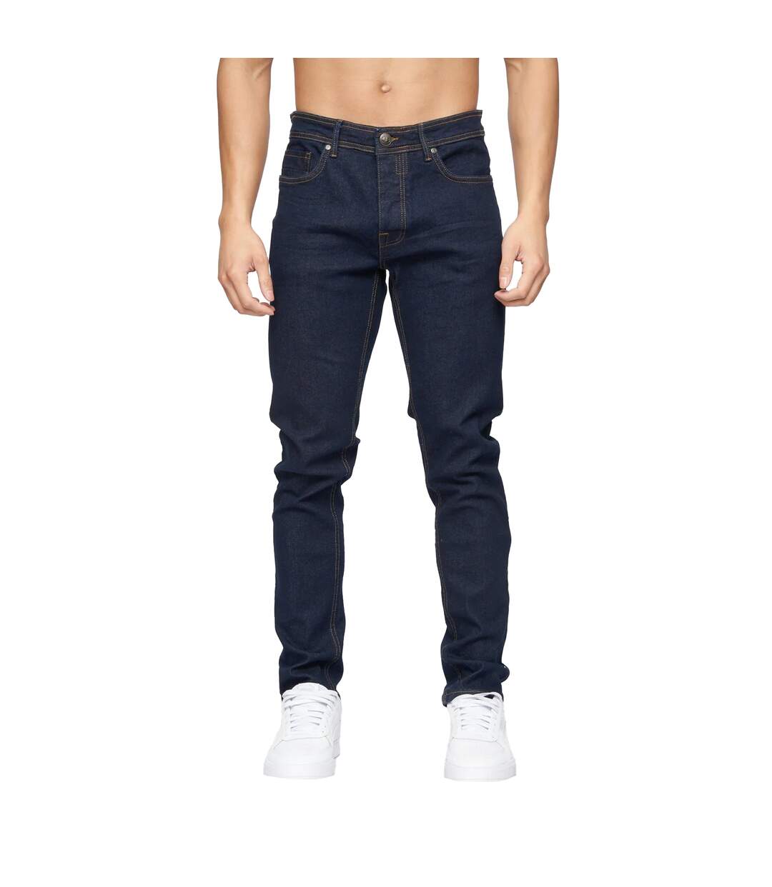 Jean Buraca Homme Indigo Crosshatch-2