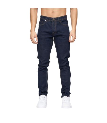 Jean Buraca Homme Indigo Crosshatch