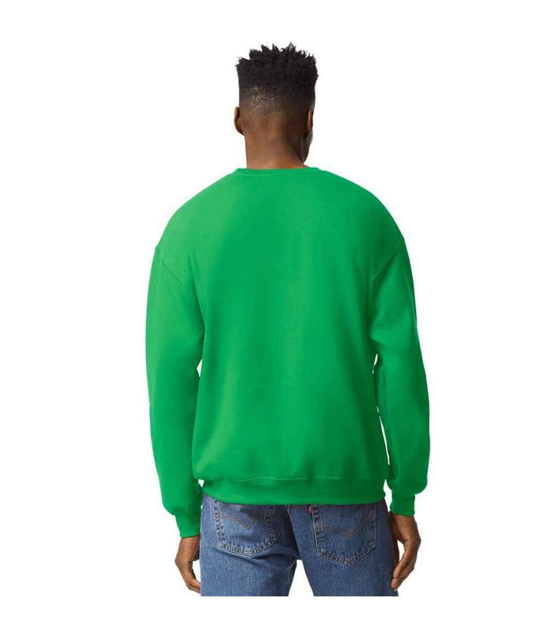 Mens heavy blend sweatshirt irish green Gildan-2