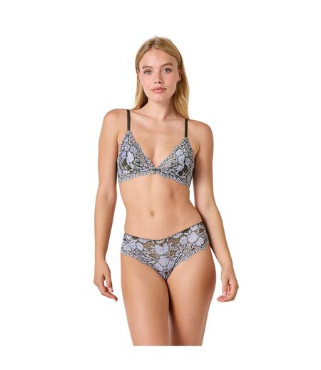 Soutien-gorge souple kaki Mystique