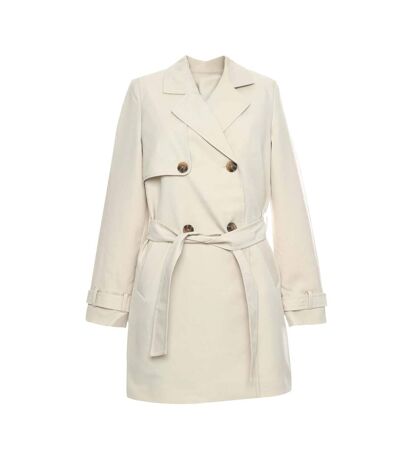 Trench Celeste Femme Blanc Cassé Vero Moda