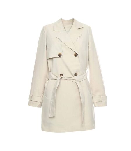 Trench Celeste Femme Blanc Cassé Vero Moda