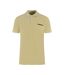 Mens Boxed Logo Polo Shirt Yellow Aquascutum-1