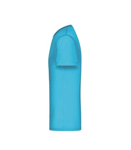 T-shirt Active Homme Turquoise Vif James And Nicholson