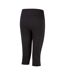 Pantacourt Motif/style Central Femme Noir Ronhill-2
