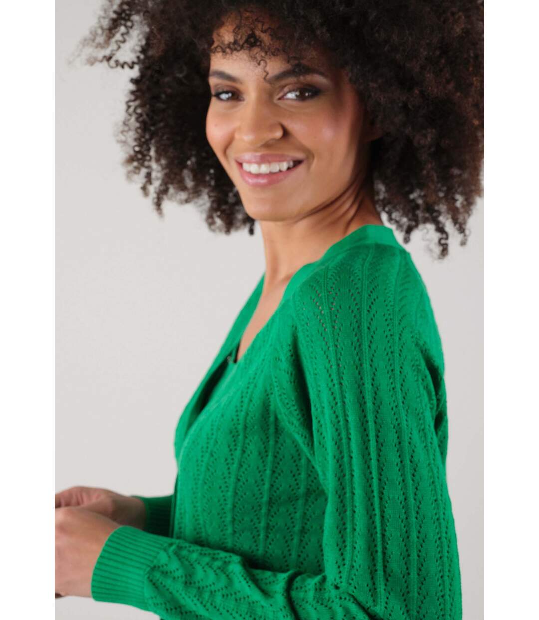 Pull en coton basique pour femme HORFI-4