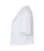 Womens/ladies Jersey Crop T-shirt White Bella + Canvas-2