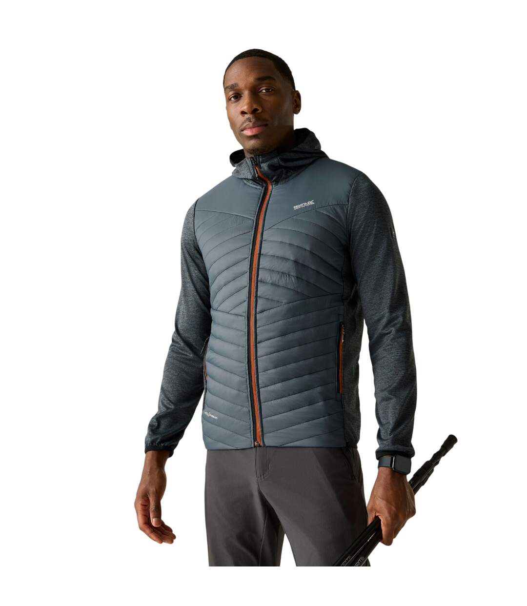 Veste Hybride Andreson Homme Gris Foncé Regatta-1