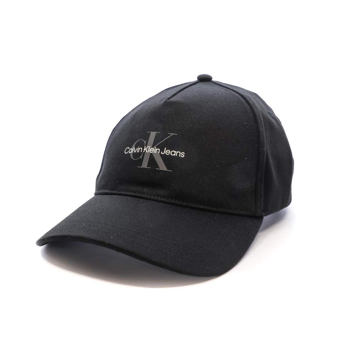 Casquette Noire Homme Calvin Klein Jeans Monologo - Taille unique-1