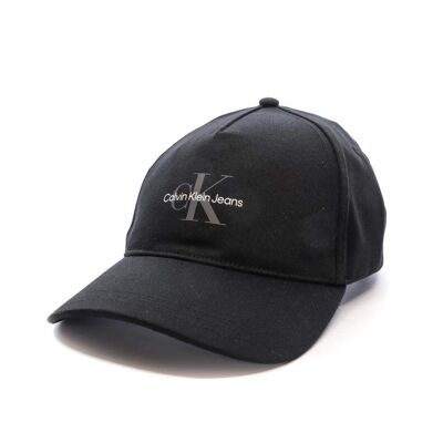 Casquette Noire Homme Calvin Klein Jeans Monologo - Taille unique