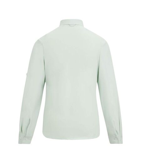 Womens/ladies Travel Light Anti-insect Long-sleeved Shirt Ocean Mist Regatta