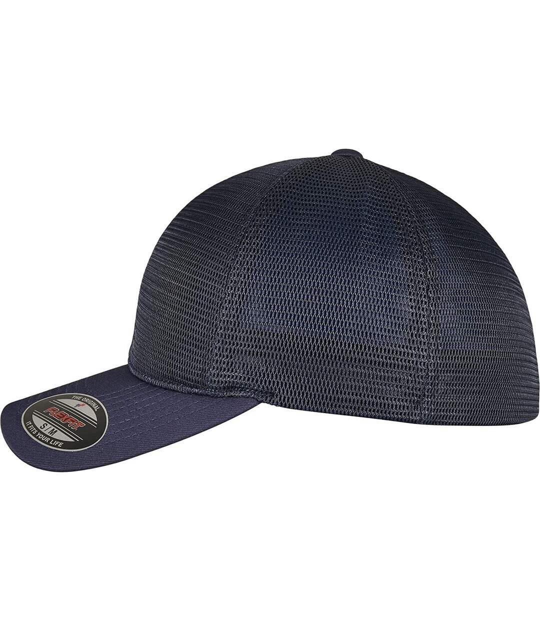 Casquette omnimesh adulte bleu marine Flexfit-3