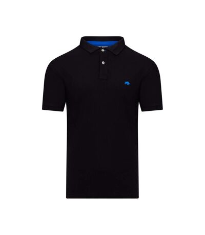 Polo classic homme noir Raging Bull