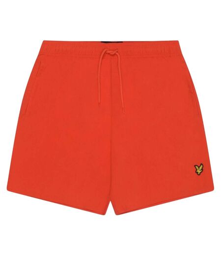 Short De Bain Uni Homme Orange Lyle & Scott