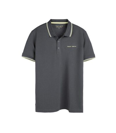 Polo gris foncé homme teddy smith pasian 2 - 3xl
