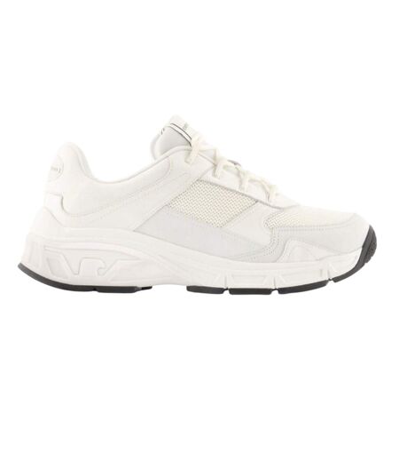 Mens Leather Trainers Off White Emporio Armani