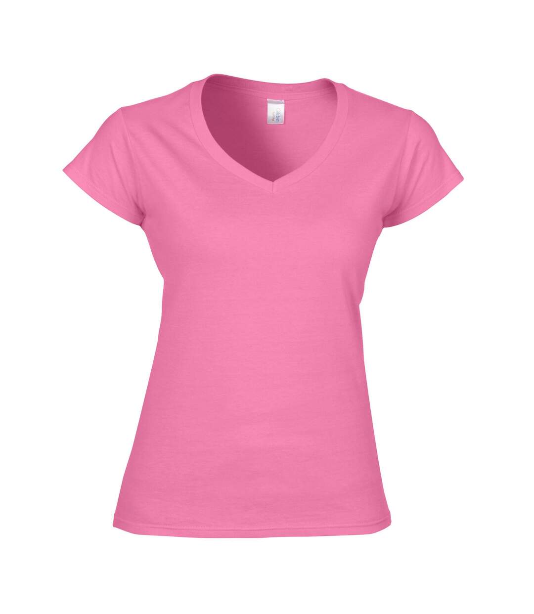 T-shirt soft style femme violet fuchsia Gildan-1