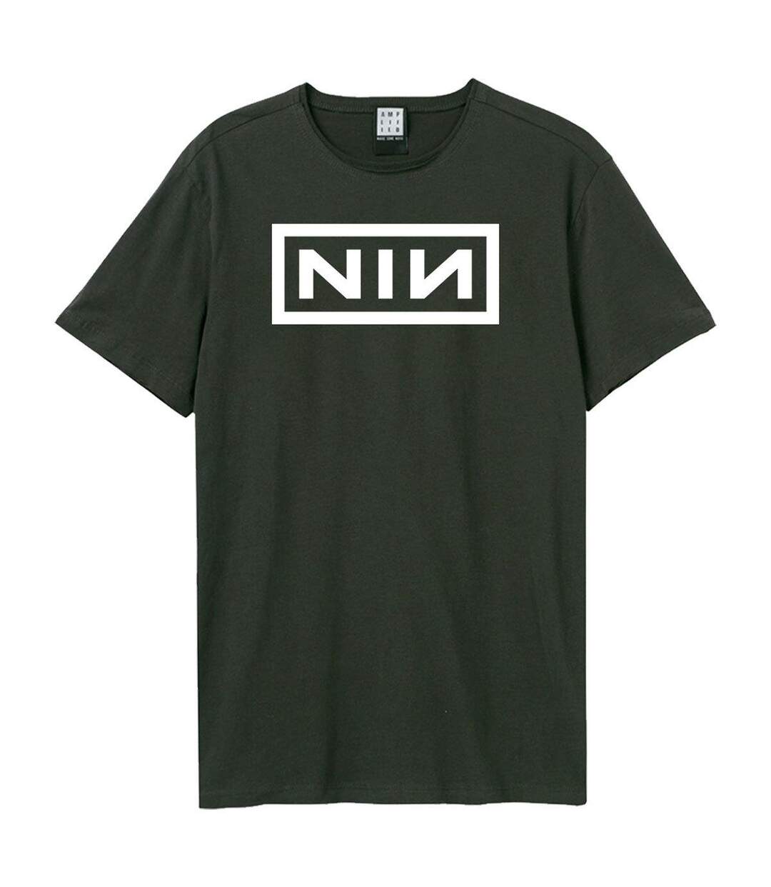 T-shirt Motif/style Nin One Colour Adulte Charbon Amplified-1