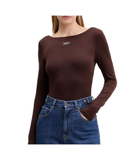 Body marron femme tommy hilfiger silver