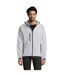 SOLS Mens Replay Hooded Soft Shell Jacket (Breathable, Windproof And Water Resistant) (White) - UTPC410-4