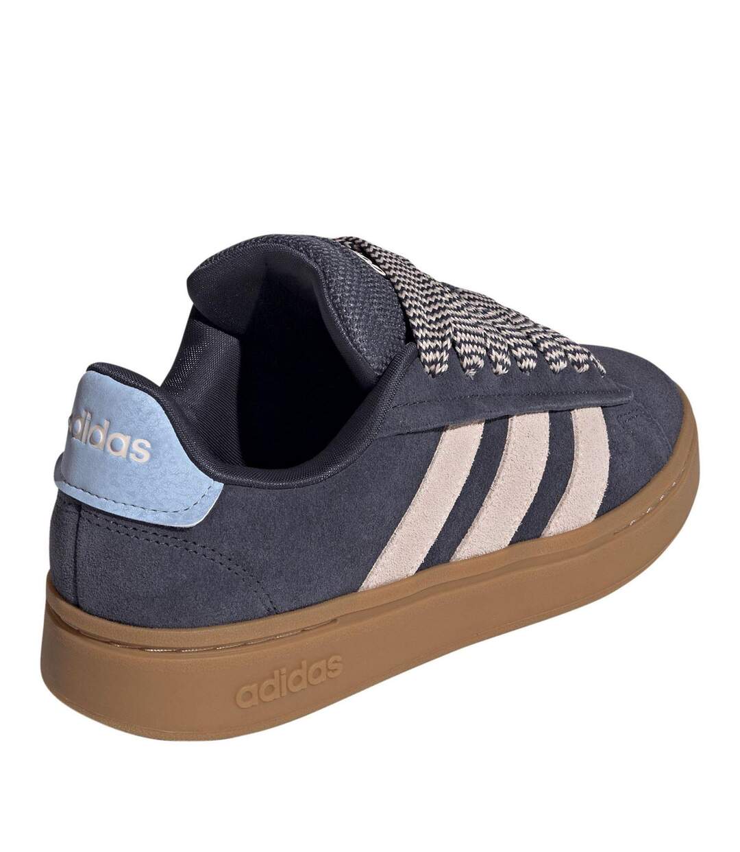 Baskets Grand Court Alpha Femme Bleu Marine Rose Marron Pâle Adidas-4
