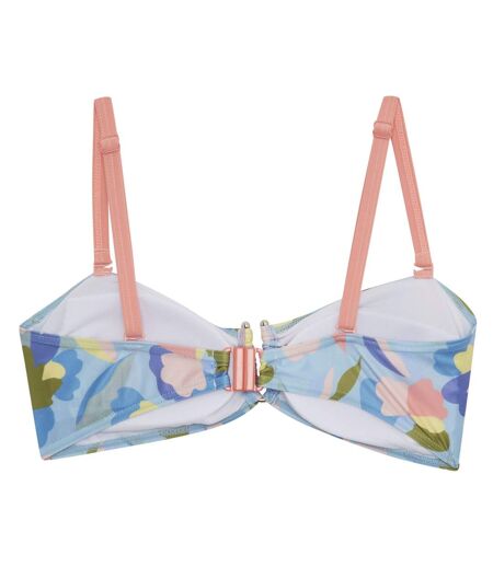 Haut De Maillot De Bain Aceana Femme Bleu Rose Regatta