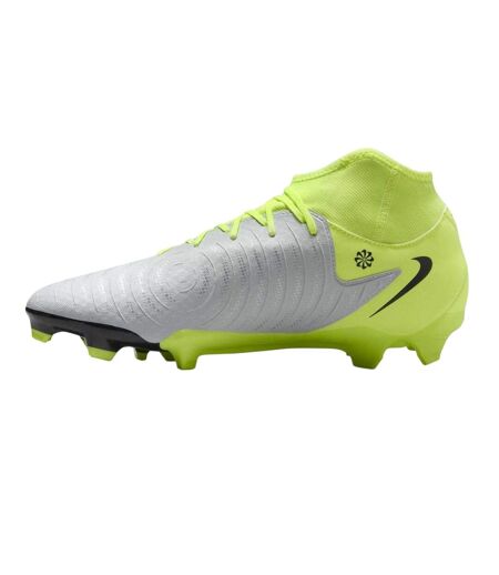 Chaussures De Foot Pour Terrain Ferme Phantom Luna Academy Homme Argenté Vert Fluo Nike