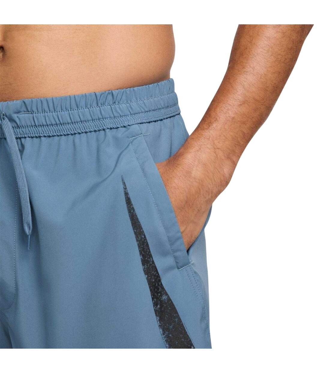 Mens Form Swoosh Dri-fit Shorts Aegean Blue Nike-4