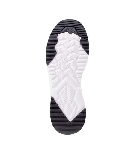 Childrens/kids Barry Logo Trainers Black White Bejo