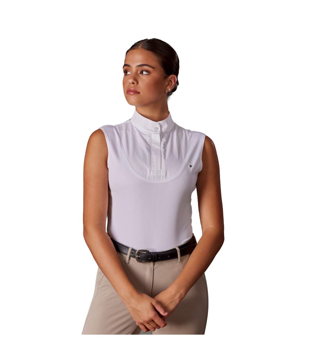 Chemise d´équitation femme blanc Aubrion