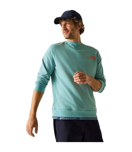Mens Nithsdale Back Print Sweatshirt Arctic Green Regatta