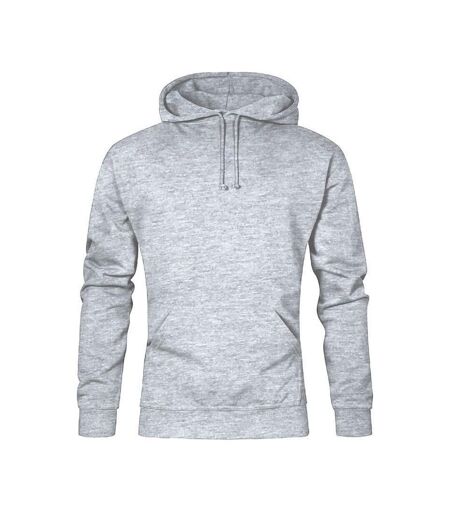 Sweat À Capuche Homme Gris Chiné Promodoro
